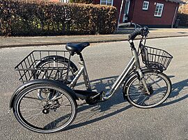 sporty trehjulet elcykel sælges