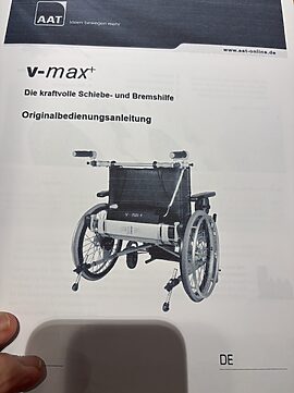 motor til kørestol, brugt V.max